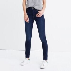 Madewell 9" High-Rise Skinny Blue Jeans Women's Size 24